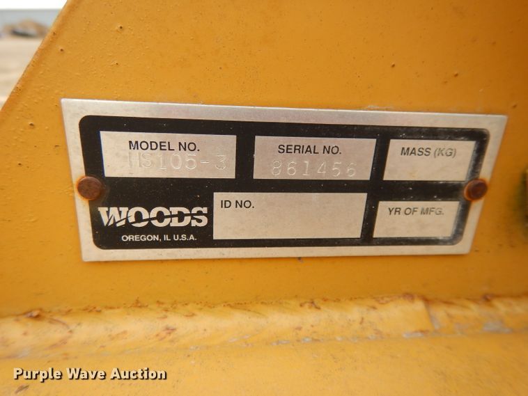 image for item DI8014 Woods HS105-3 boom mower