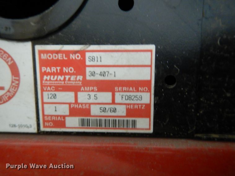 image for item DI8075 Hunter alignment machine