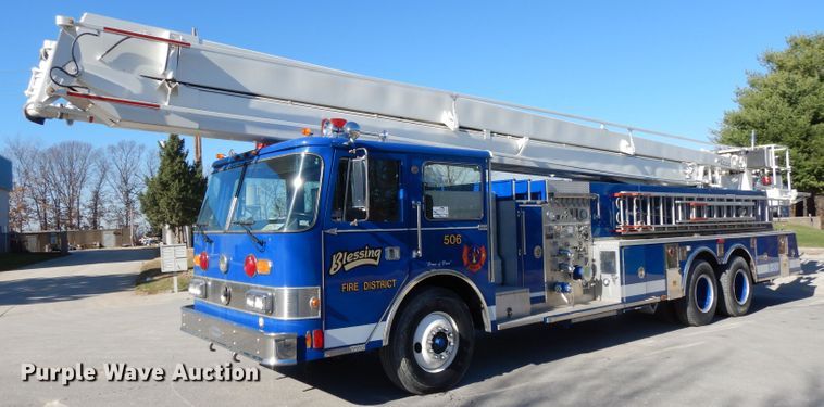 image for item DI8091 1988 Pierce  aerial platform fire truck