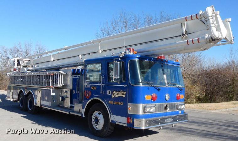 image for item DI8091 1988 Pierce  aerial platform fire truck