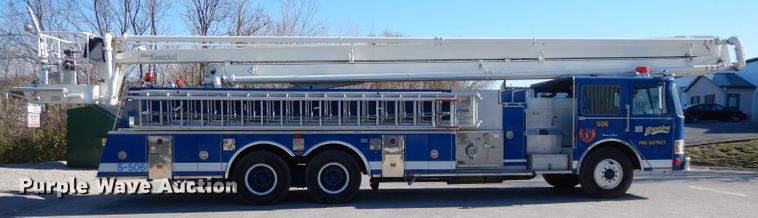 image for item DI8091 1988 Pierce  aerial platform fire truck