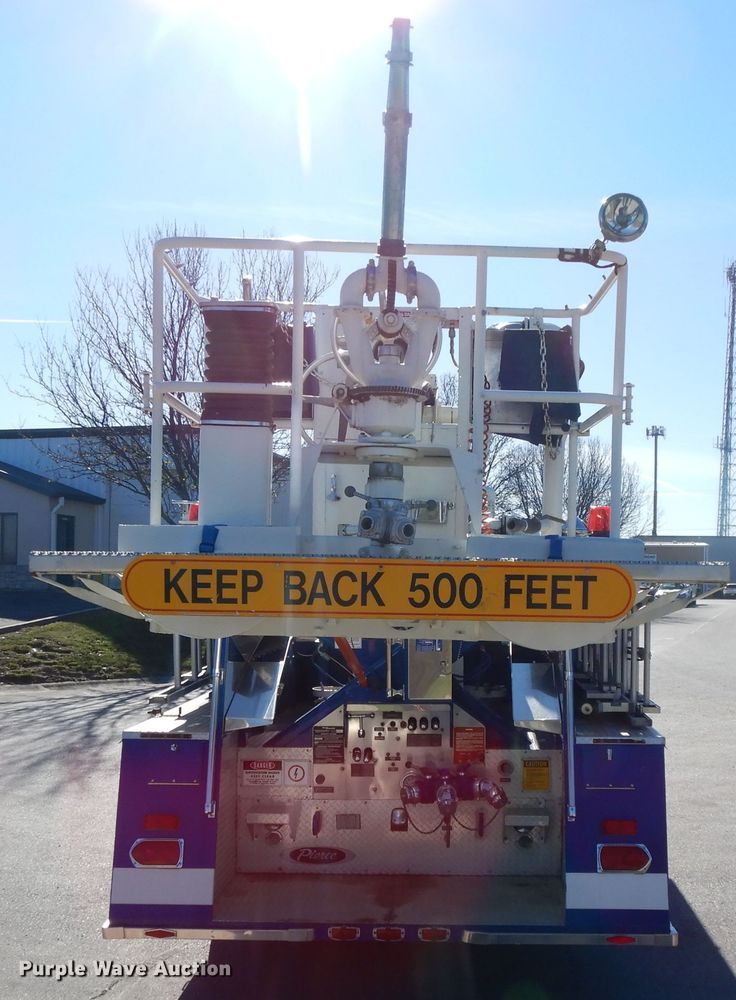 image for item DI8091 1988 Pierce  aerial platform fire truck