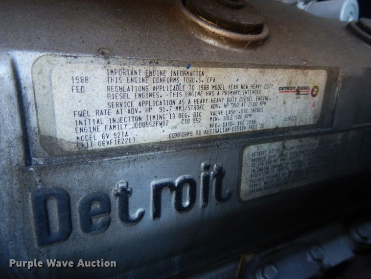 image for item DI8091 1988 Pierce  aerial platform fire truck