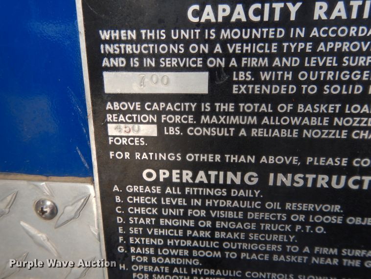 image for item DI8091 1988 Pierce  aerial platform fire truck