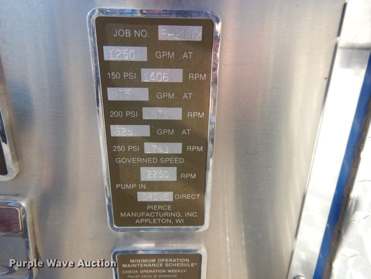 image for item DI8091 1988 Pierce  aerial platform fire truck