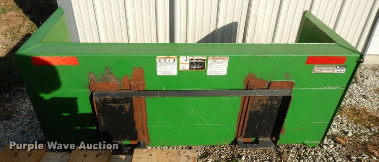 image for item DI8119 Frontier XFAS10H000108 skid steer snow pusher