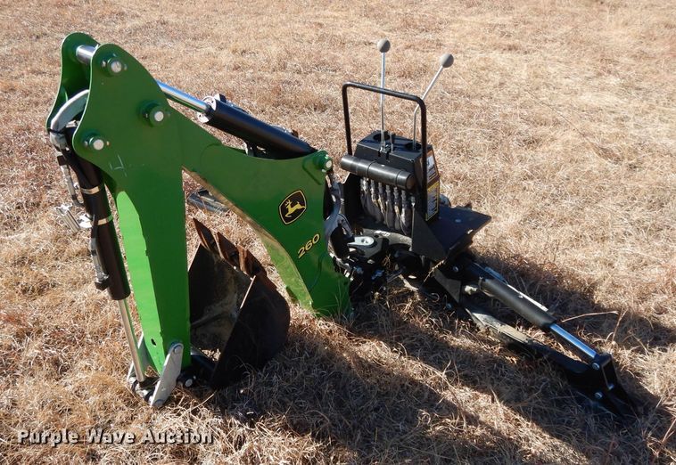 image for item DI8167 John Deere 260 backhoe attachment