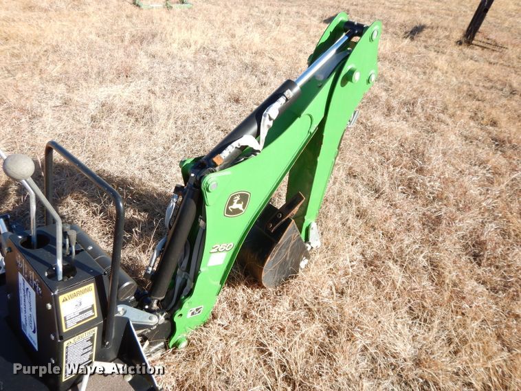 John Deere 260 backhoe attachment in Alma, KS Item DI8167 sold