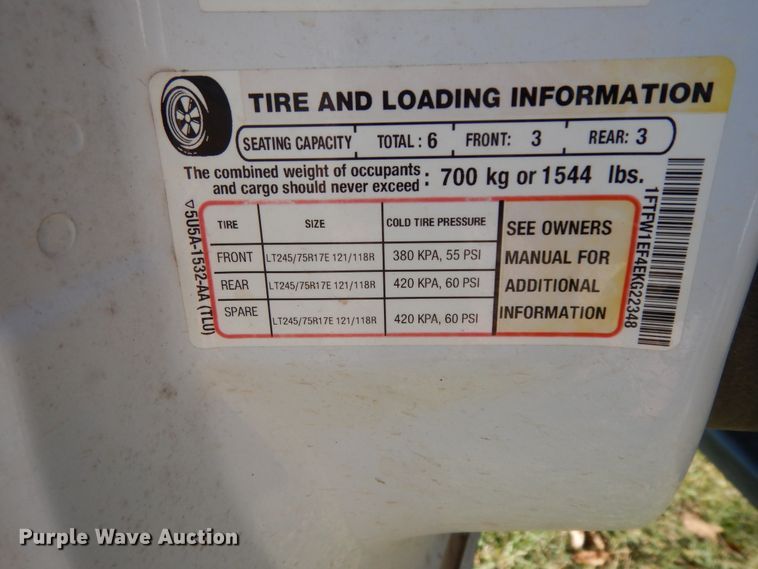 image for item DJ6708 2014 Ford F150  SuperCrew pickup truck