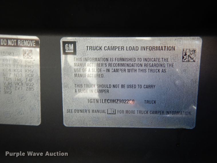 image for item DJ6712 2017 GMC Sierra 1500  pickup truck