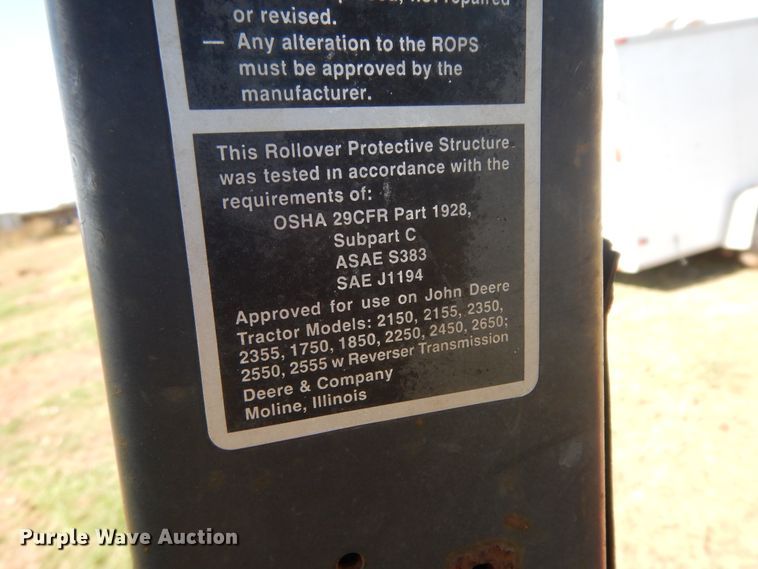 image for item DJ6716 John Deere 2155  tractor