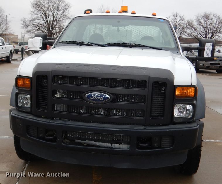 image for item DJ6938 2008 Ford F550 Super Duty  utility truck with crane