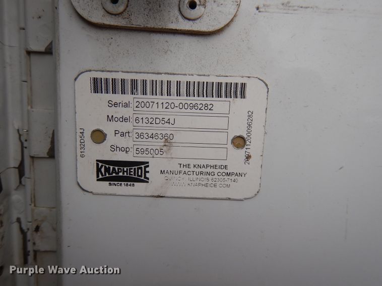 image for item DJ6938 2008 Ford F550 Super Duty  utility truck with crane