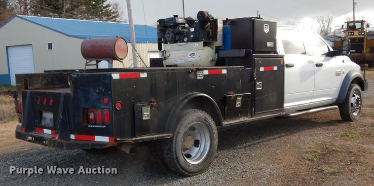 image for item DJ8011 2011 Dodge Ram 5500HD  Crew Cab flatbed truck