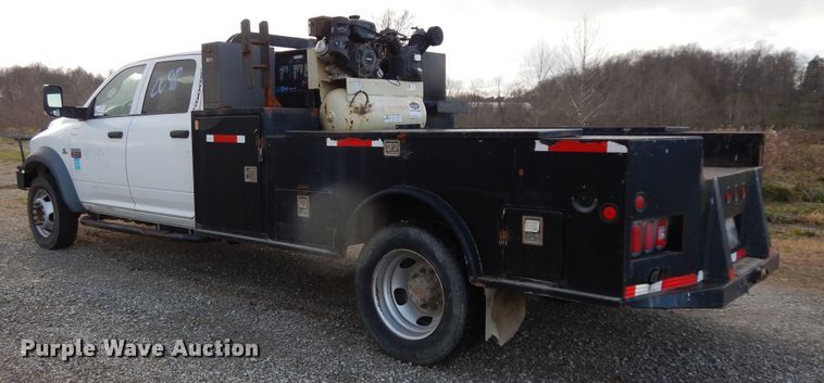 image for item DJ8011 2011 Dodge Ram 5500HD  Crew Cab flatbed truck