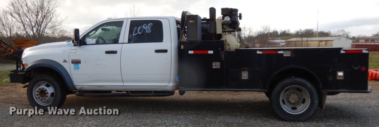 image for item DJ8011 2011 Dodge Ram 5500HD  Crew Cab flatbed truck