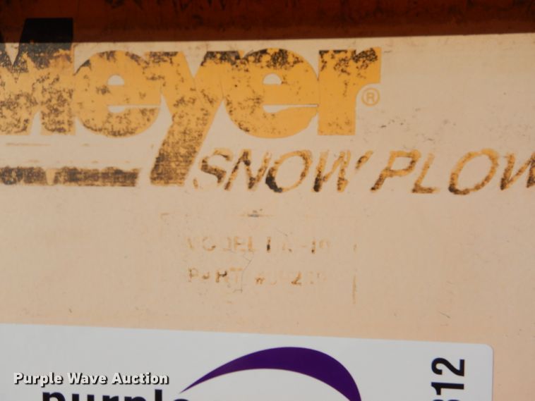 image for item DJ8812 Meyer HM10 snow plow