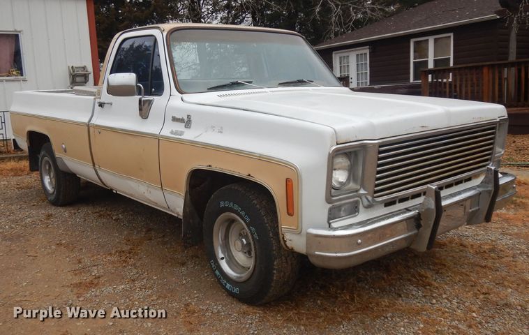 image for item EY9041 1977 Chevrolet Silverado 10  pickup truck