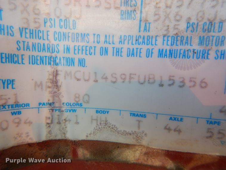 image for item FG9654 1985 Ford Bronco II Eddie Bauer  SUV