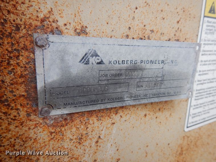 image for item FR9042 Kolberg Sand Prep 5036-258 conveyor