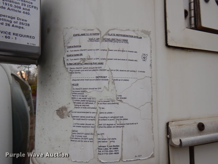 image for item FW9811 2015 Ford F550 Super Duty  refrigerated truck