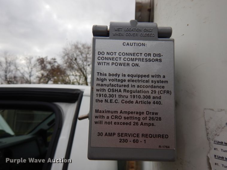 image for item FW9811 2015 Ford F550 Super Duty  refrigerated truck