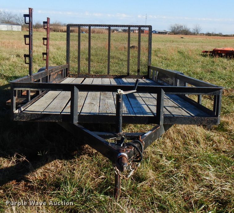 image for item FW9948 Shop built utility trailer