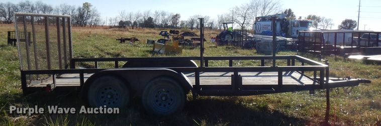 image for item FW9948 Shop built utility trailer