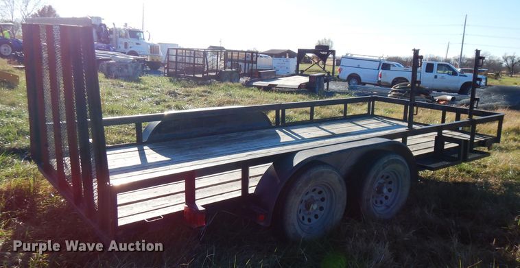 image for item FW9948 Shop built utility trailer