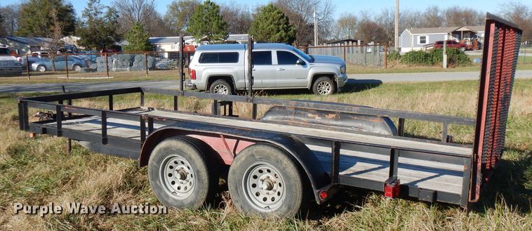image for item FW9948 Shop built utility trailer
