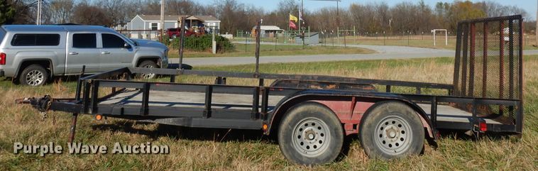 image for item FW9948 Shop built utility trailer