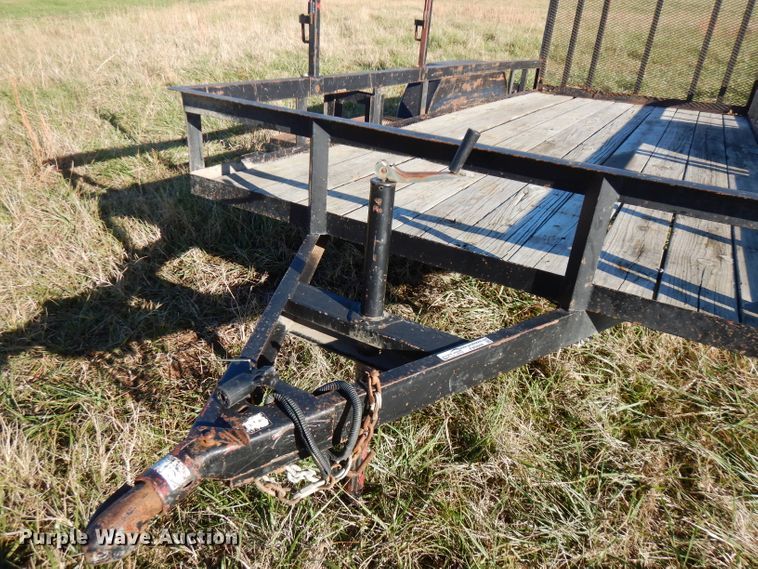 image for item FW9948 Shop built utility trailer