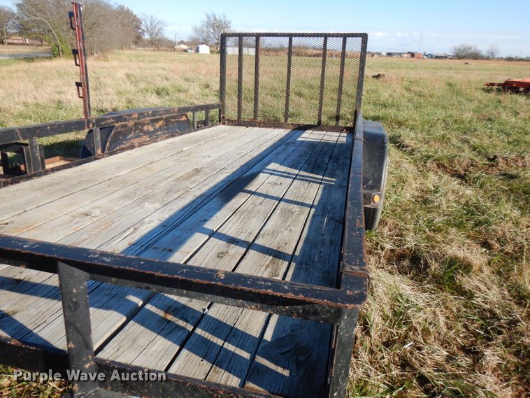 image for item FW9948 Shop built utility trailer