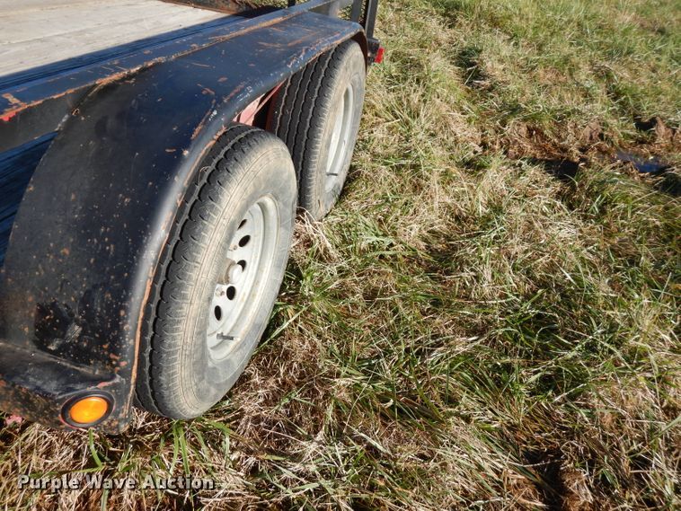 image for item FW9948 Shop built utility trailer