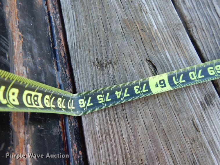 image for item FW9948 Shop built utility trailer