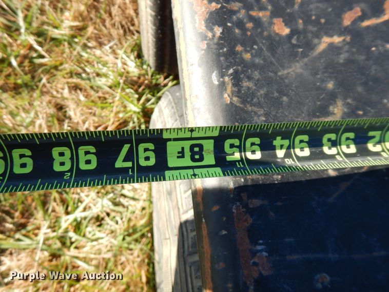 image for item FW9948 Shop built utility trailer