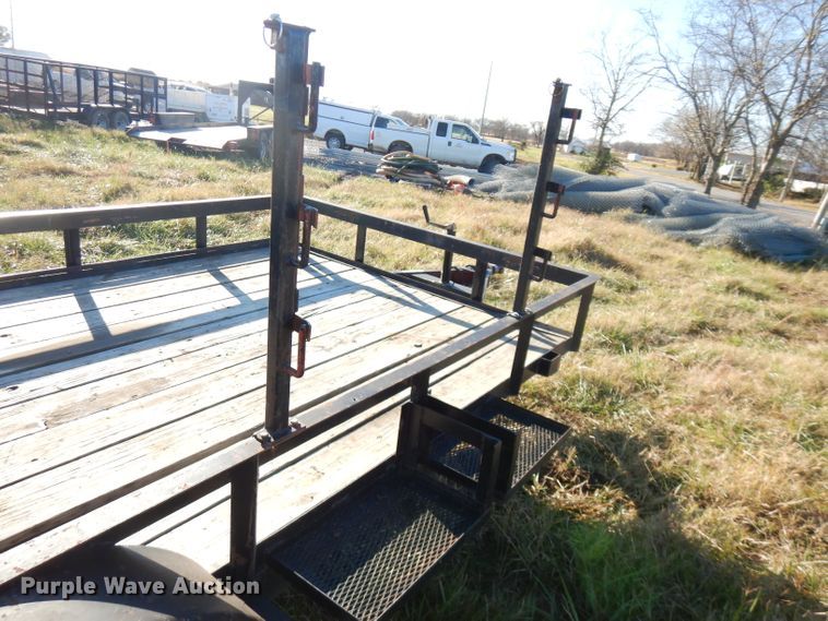 image for item FW9948 Shop built utility trailer