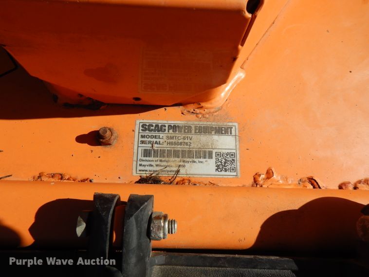 image for item FW9960 Scag Tiger Cat  ZTR lawn mower