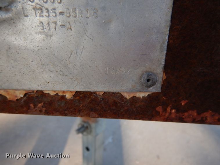 image for item GJ9608 1993 Kiefer reel trailer