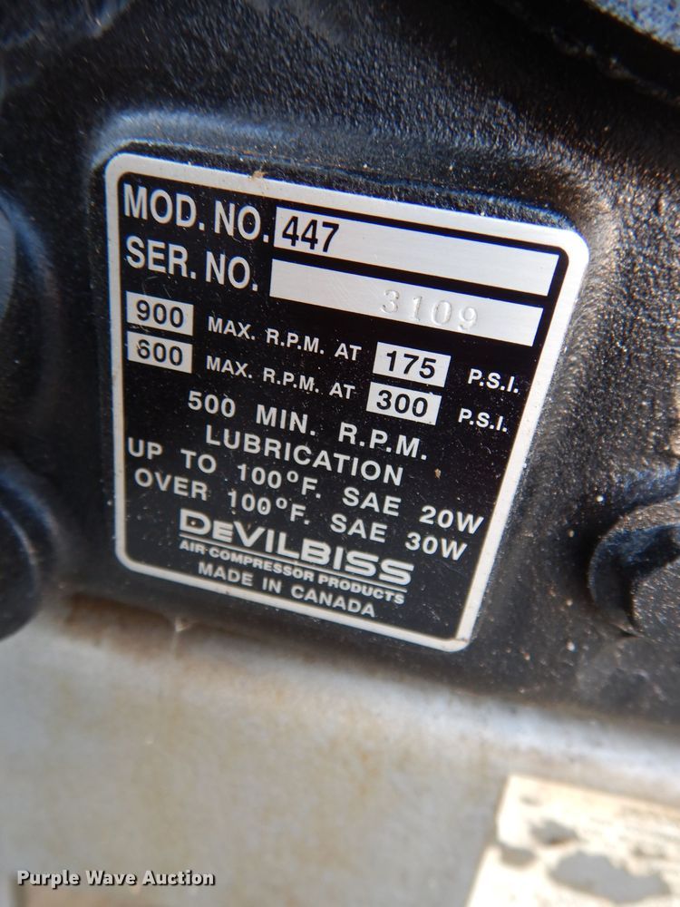 Honeywell WP210K1140 compressor in Topeka, KS Item GJ9614 sold