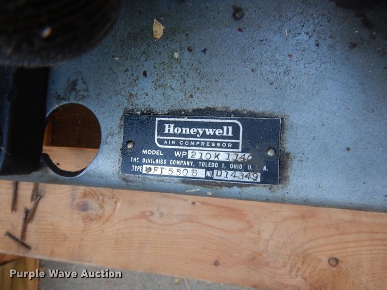 image for item GJ9615 Honeywell WP210K114 compressor