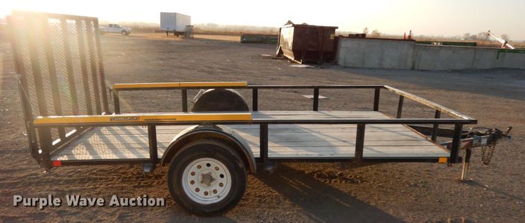 image for item GQ9872 2017 H&H 7X12 utility trailer
