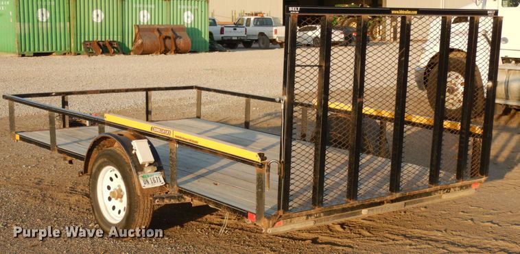 image for item GQ9872 2017 H&H 7X12 utility trailer