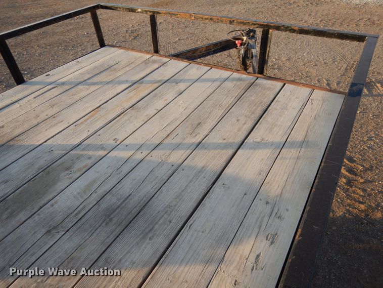 image for item GQ9872 2017 H&H 7X12 utility trailer