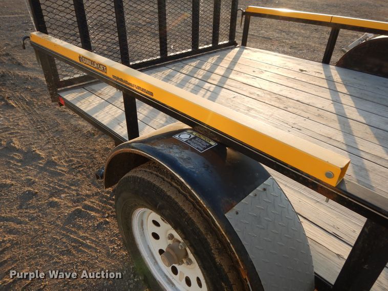 image for item GQ9872 2017 H&H 7X12 utility trailer