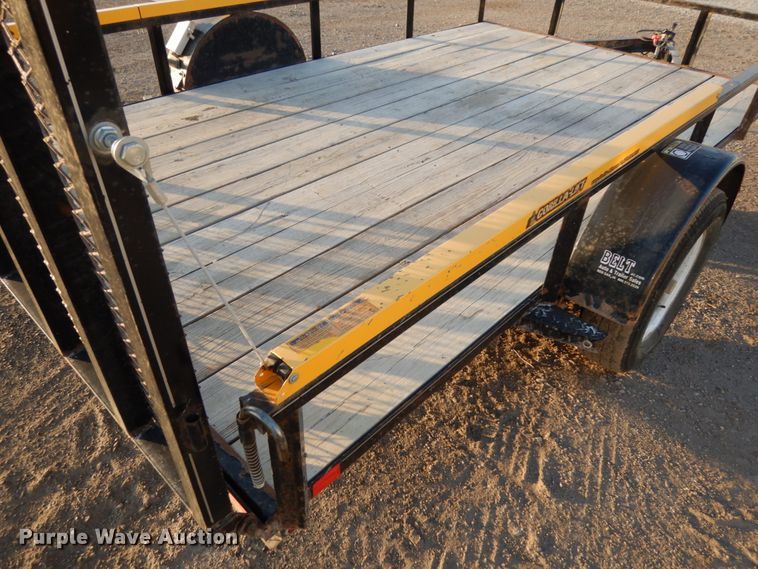 image for item GQ9872 2017 H&H 7X12 utility trailer