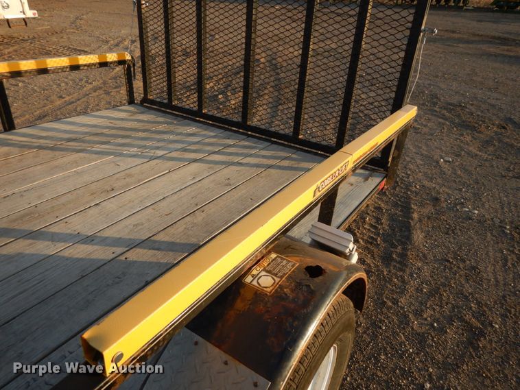 image for item GQ9872 2017 H&H 7X12 utility trailer