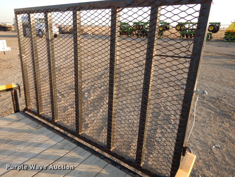 image for item GQ9872 2017 H&H 7X12 utility trailer