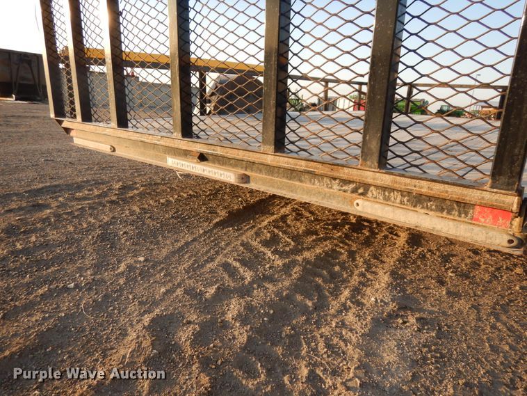 image for item GQ9872 2017 H&H 7X12 utility trailer