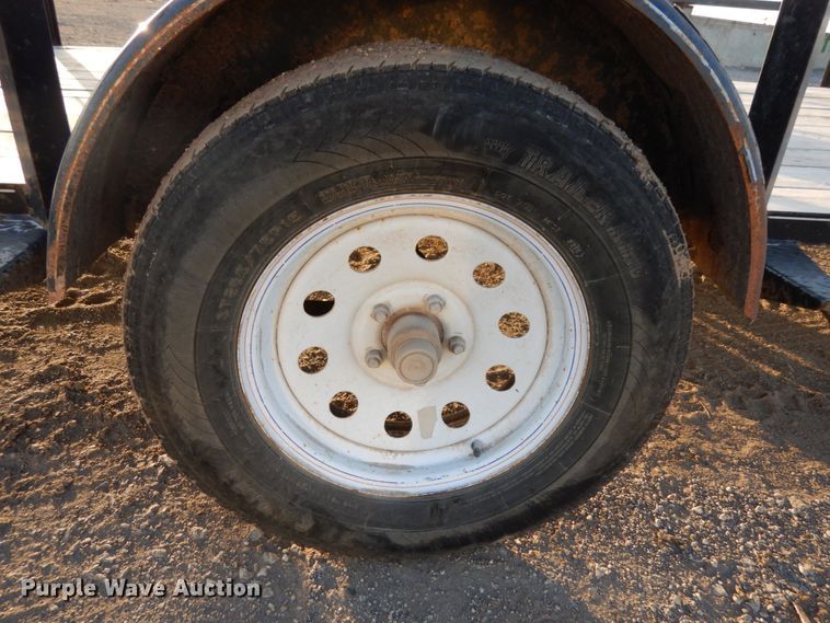 image for item GQ9872 2017 H&H 7X12 utility trailer